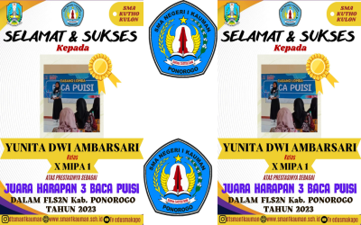 Juara Harapan Event Lomba FLS2N Kab Ponorogo 2023